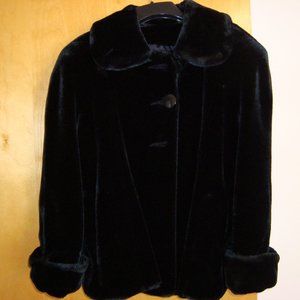 Faux Fur Ladies Swing Jacket